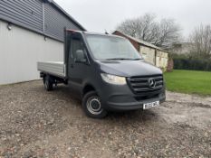 Mercedes-Benz 317CDI Sprinter Automatic Diesel Flatbed Dropside Pickup, registration no. BU22 WRJ,