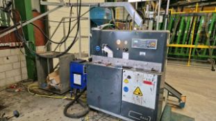 Lisec Base Mix/PS Sealant Mixing & Measuring Machine With Arm to Lot 11 Serial No:364-086799 Year of