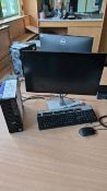Dell Pro Slim Core i5 Desktop PC, with One Monitor, Keyboard and Mouse (Hard Drive Wiped -