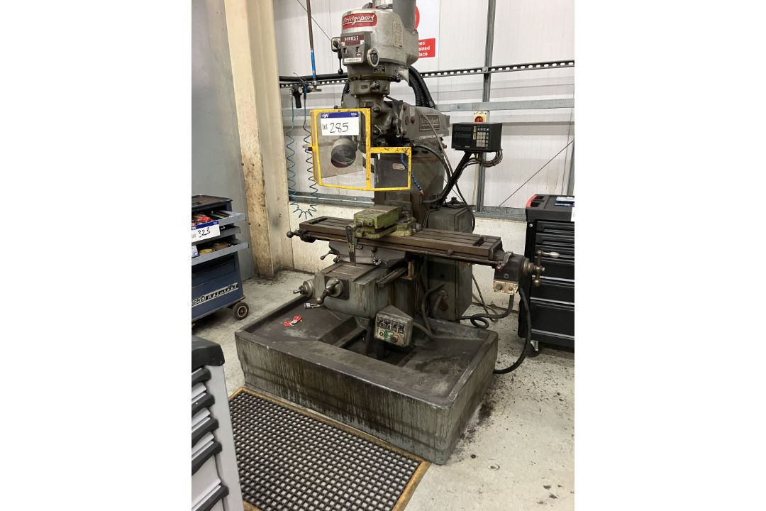 Bridgeport SERIES 1 TURRET HEAD MILLING MACHINE, rebuild serial no. BRS 02331199, with t-slotted - Image 1 of 3
