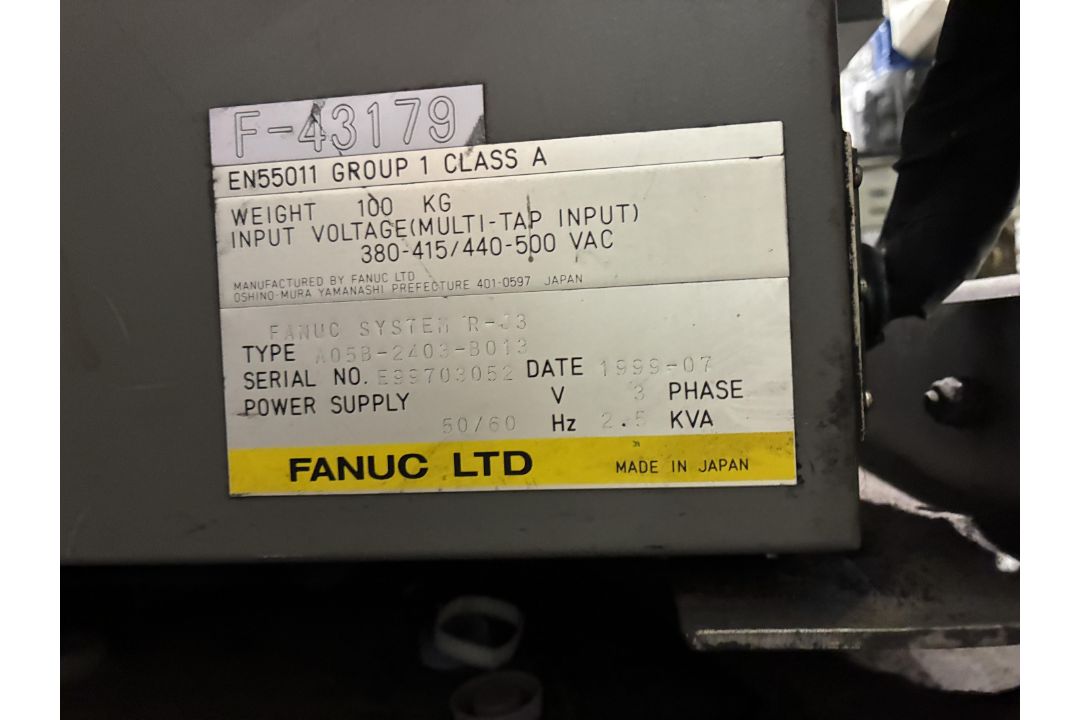 Fanuc M-16I ROBOT ROBOTIC ARM, year of manufacture 1999, 270kg, with Fanuc R-J3 power controller, - Image 7 of 8