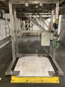GEI Gallay ST-B455 STAINLESS STEEL FRAMED TOTE BIN FILLING FRAME (Adblend Offload Station),