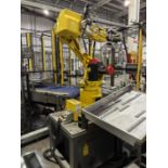 Fanuc M-16I ROBOT ROBOTIC ARM, year of manufacture 1999, 270kg, with Fanuc R-J3 power controller,