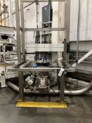 GEI Gallay St-S301 STAINLESS STEEL HOPPER DISCHARGE STAND, reference no. 1425-007-001, year of