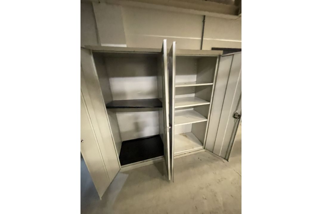 Two Double Door Steel Cabinets (Takeout / Loading charge - €20 + VAT) A sole principal contractor - Image 2 of 2