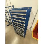 Stanley 12 Drawer Storage Cabinet, with contents (Takeout / Loading charge - €25 + VAT) A sole