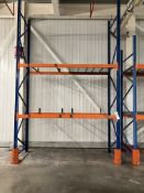 Single Bay Two Tier Pallet Rack, approx. 2.9m wide x 1.1m x 4.5m high A sole principal contractor