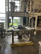 GEI Gallay Stainless Steel Tote Bin Emptying Stand (additive blender upload station) (ST-B101), with