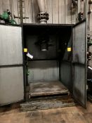 Screen & Dust Collector Offload Station (ST-S165), approx. 1.5m x 1.5m x 2.4m high, with flow