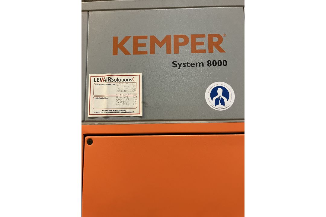 Kemper SYSTEM 8000 FUME EXTRACTION SYSTEM, serial no. 00126662201, air flow 7000m³/ hour, with - Image 2 of 3