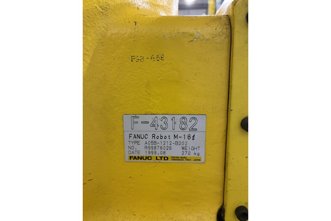 Fanuc M-16I ROBOT ROBOTIC ARM, year of manufacture 1999, 270kg, with Fanuc R-J3 power controller, - Image 5 of 8