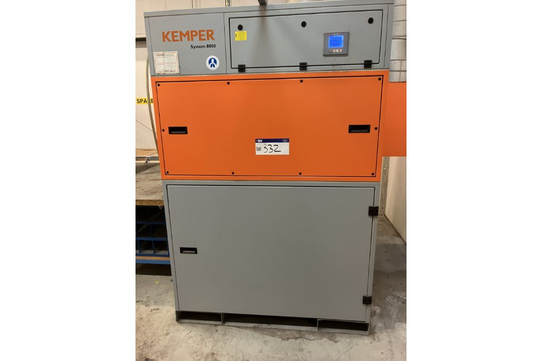 Kemper SYSTEM 8000 FUME EXTRACTION SYSTEM, serial no. 00126662201, air flow 7000m³/ hour, with - Image 1 of 3