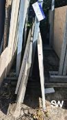 Five Rips of Various Granite and Quartz, average size 2500 x 600mm At the close of the timed