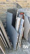 Approx. 12 Pieces of Various Granite, mostly 1400 x 100mm At the close of the timed online auction