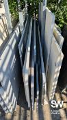 Approx. 19 Pieces of Various Granite and Quartz, average size 2500 x 600mm At the close of the timed