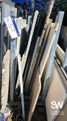 Approx. 11 Half Slabs of Various Granite and Quartz At the close of the timed online auction sale,