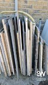 Approx. 14 Pieces of Various Granite and Quartz, mostly 1400 x 1000mm At the close of the timed