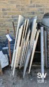 Approx. 20 Pieces of Various Granite and Quartz, mostly 1400 x 1000mm At the close of the timed