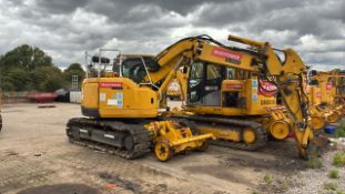 Komatsu PC138US-8 BENDY BOOM TRACKED RAIL EXCAVATOR