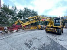 Komatsu PW150 ES 4150RH WHEELED RAIL EXCAVATOR