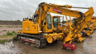 Komatsu PC138US-8 AIR/ HYDRAULIC TRACKED RAIL EXCAVATOR