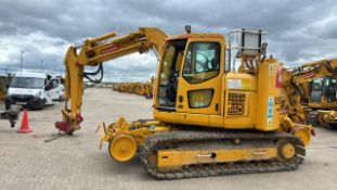 Komatsu PC138US-2E1 Z BOOM TRACKED RAIL EXCAVATOR
