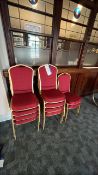 Ten Matching Stackable Venue Chairs Please note - No VAT on hammer price (VAT payable on buyers