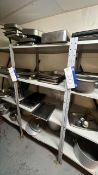Bay of Four Tier Boltless Shelving, with contents Please note - No VAT on hammer price (VAT