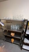 Bay of Four Tier Boltless Shelving, with contents Please note - No VAT on hammer price (VAT