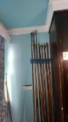 Set of 13 Antique Style Spears, with stands Please note - No VAT on hammer price (VAT payable on