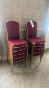 12 Matching Stackable Venue Chairs Please note - No VAT on hammer price (VAT payable on buyers