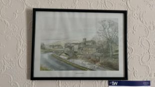 Two Framed Pieces of Artwork Please note - No VAT on hammer price (VAT payable on buyers premium) At