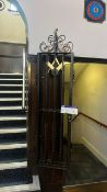 Masonic Featured Triple Section Foldable Metal Gate Please note - No VAT on hammer price (VAT