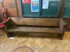 Robert 'Mouseman' Thompson Authentic 1955 Oak Bench