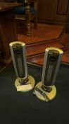 Two Tower Space Heaters (please note this lot is part of combination lot 180A) Please note - No