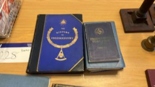 History of Freemasonry Books Please note - No VAT on hammer price (VAT payable on buyers premium) At