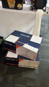 48 Arcoroc Wine Glasses, as set out in two boxes Please note - No VAT on hammer price (VAT payable