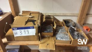 Quantity of Antique Style Door Hinges & Button Stops, as set out in boxes At the close of the