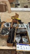 Quantity of Door Hinges, Handles, Locks etc. At the close of the timed online auction sale, final