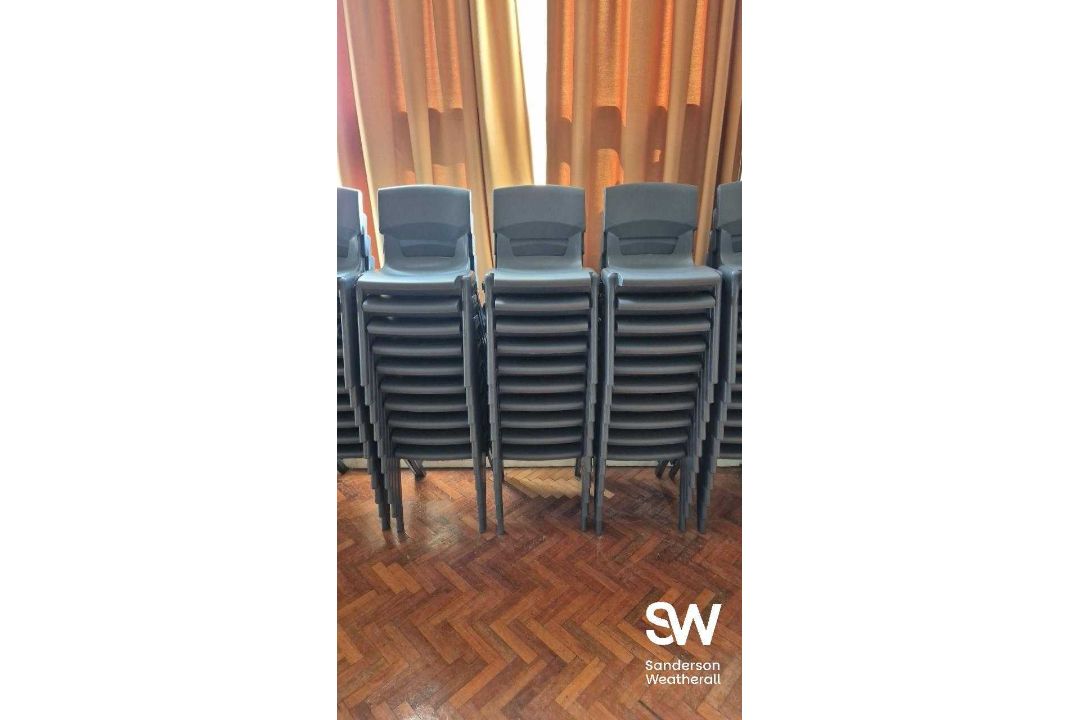 30 Plastic Stacking Chairs At the close of the timed online auction ...