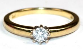 Ring mit Zirkonia, 585er GG/ WG, Ges.-Gew. 3,3 g, RG 56