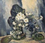 Tschirch, Egon (1889 Rostock-1948 Rostock) "Seerosen in der Vase", Öl/ Lw., 1 Hinterlegung, sign. u