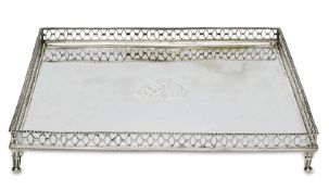 Salver. Amsterdam, 1791, Barend van Mecklenburg (Leer 1751 - Amsterdam 1823) | Silber.