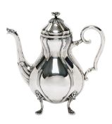 Kaffeekanne. Kopenhagen, 1898, Simon Groth | Silber.