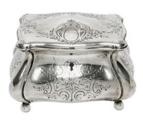 Zuckerdose. Österreich, Ungarn, Pest, 1872 - 1922 | Silber, innen vergoldet.