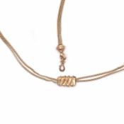 Chatelaine. 14 K GG (geprüft).
