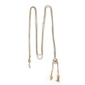 Chatelaine. 14 K GG (geprüft).