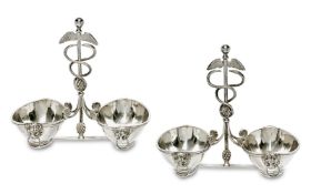 Ein Paar Gewürzschälchen. Paris, um 1800 | Silber.