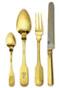 Mundzeug, 4tlg. München, 1843, Joseph II. Westermayer (hat die Werkstatt von Bartolome Mayrhofer...