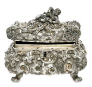 Zuckerdose. München, 1846, Joseph II Westermayer | Silber, tlw. vergoldet.